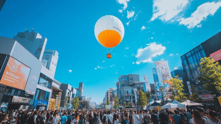 Comment booster votre visibilité événementielle avec des ballons publicitaires géants